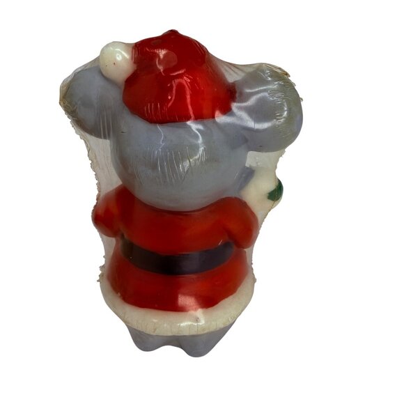 Vintage Beacon Hill Santa Mouse Christmas Candles in Original Wax Wrap Pair - Picture 6 of 13